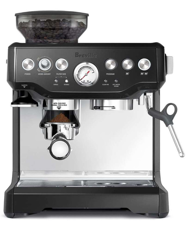 Amazon: Breville The Barista Express Coffee Machine, Black Sesame 