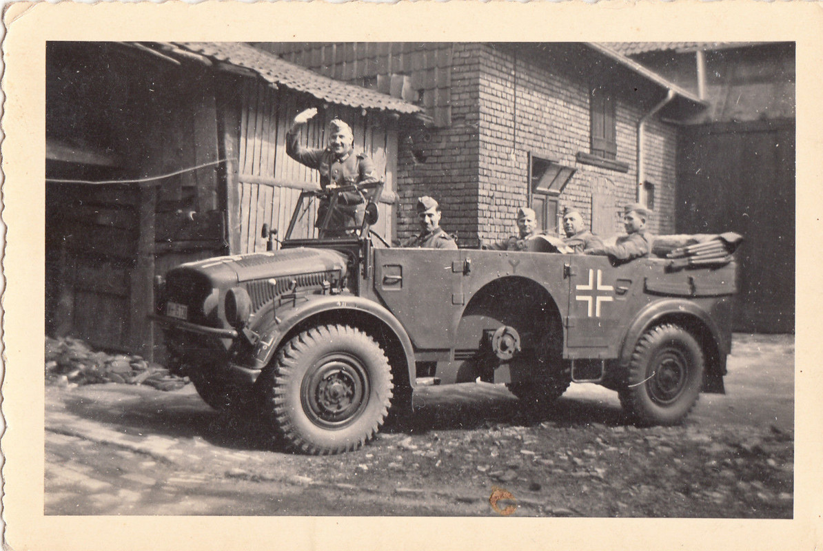 Wehrmacht schwerer PKW Kübelwagen Mannsch.Kw. (Kfz.70) Balkenkre