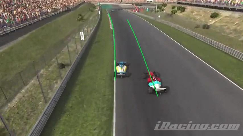 Sim Racer Being Slapped Car behind called me all sorts of lovely slurs for this - I took him ...