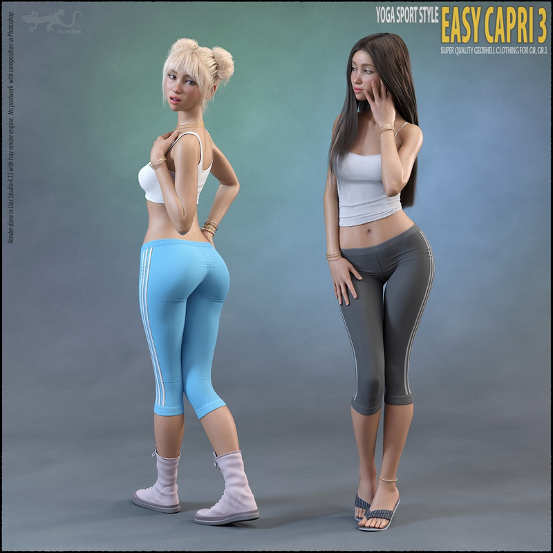Easy Capri 3 for Genesis 8 and 8.1