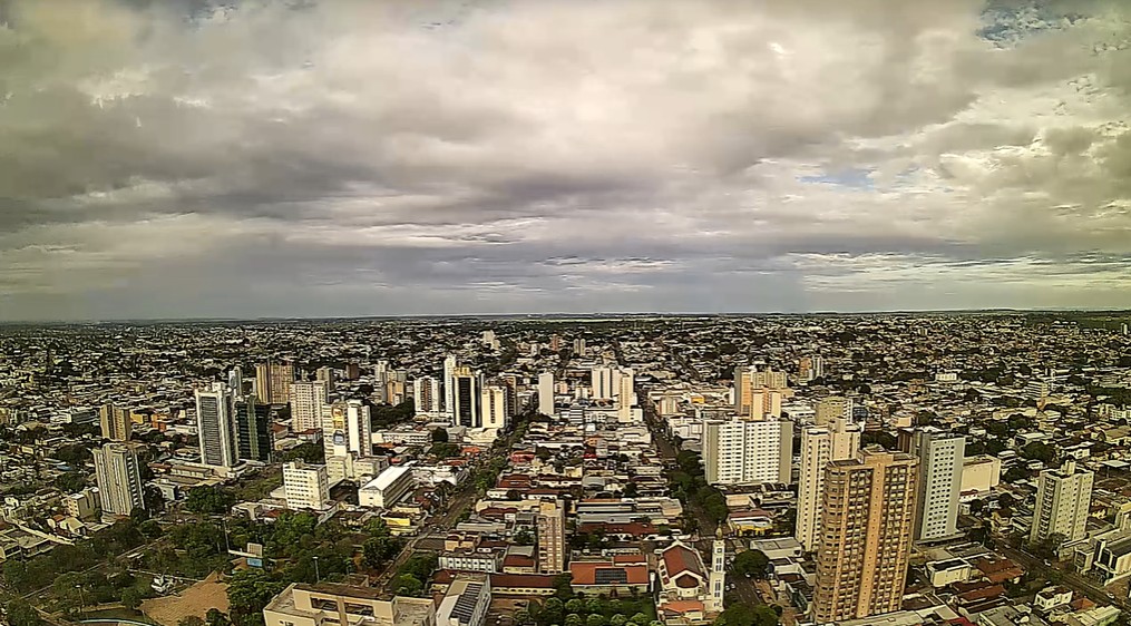 Campo Grande nesta manhã de quinta-feira