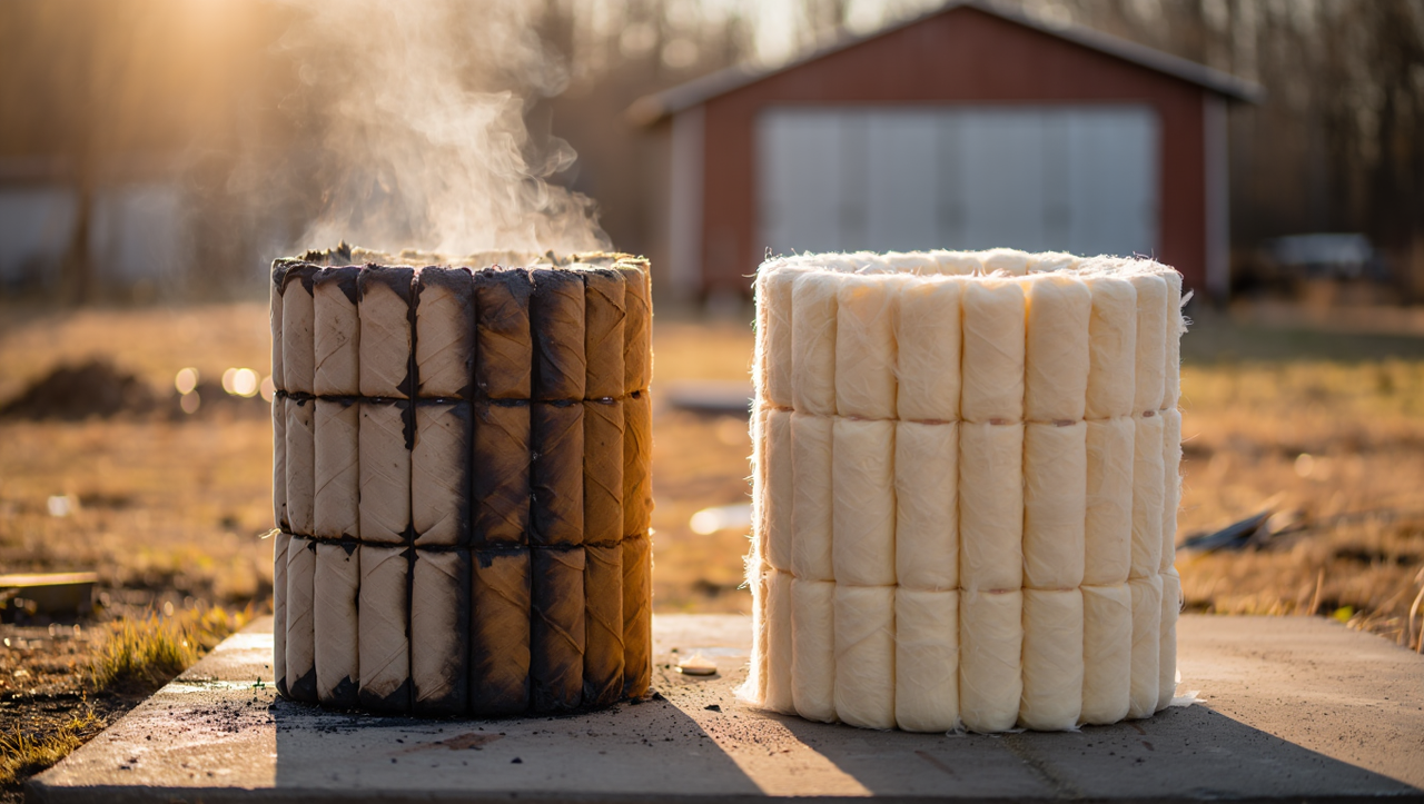 цилиндр теплоизоляционный из минеральной ваты