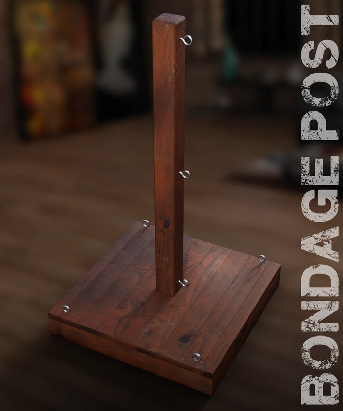 Bondage Post For Genesis 8 Female