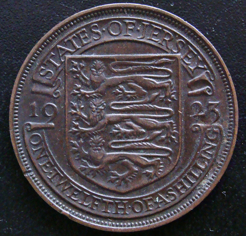 1/12 Chelín. Isla de Jersey (1923) GBJ-0-12-Chelines-1923-rev