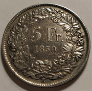 5 Francos - Suiza, 1850 A - Dedicada a Natxos7 IMG-20210323-193739