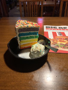 Fancy Rainbow Cake @ TGI Fridays