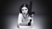 Princess-Leia-with-a-Blaster-carrie-fish