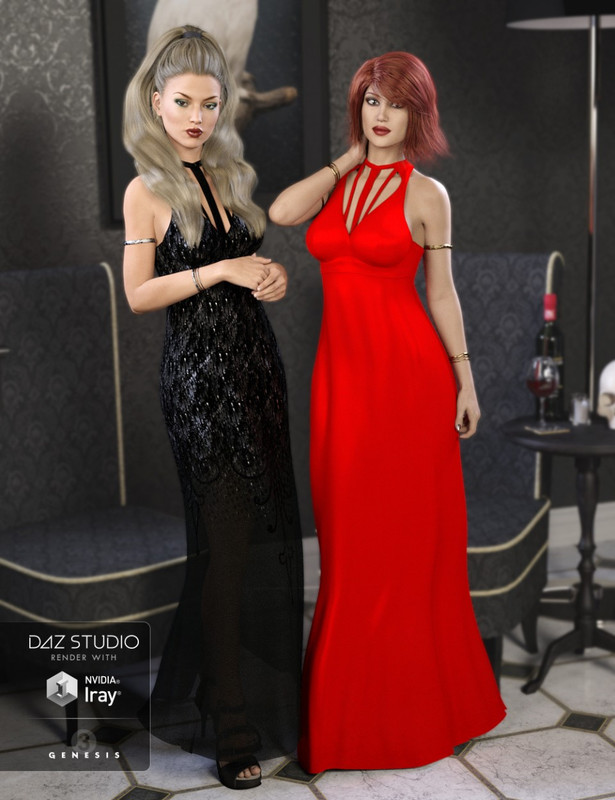 00 daz3d the maxi dress bijoux