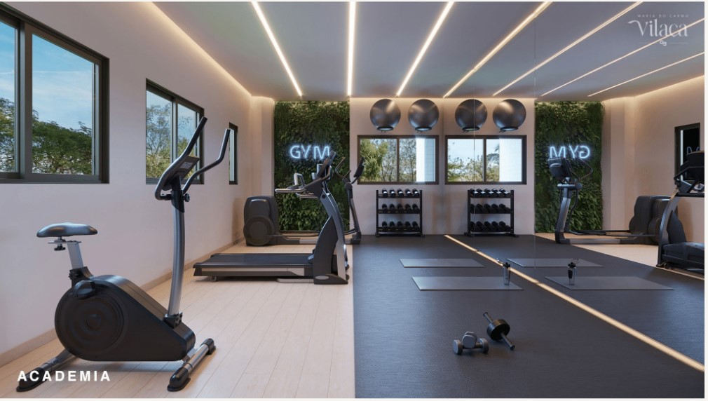 Academia moderna e equipada do Maria do Carmo Vilaça