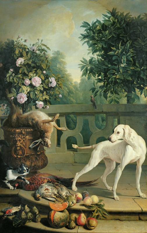Alexandre-Francois-Desportes-Animals-flowers-and-fruits-Meister-Drucke-57211
