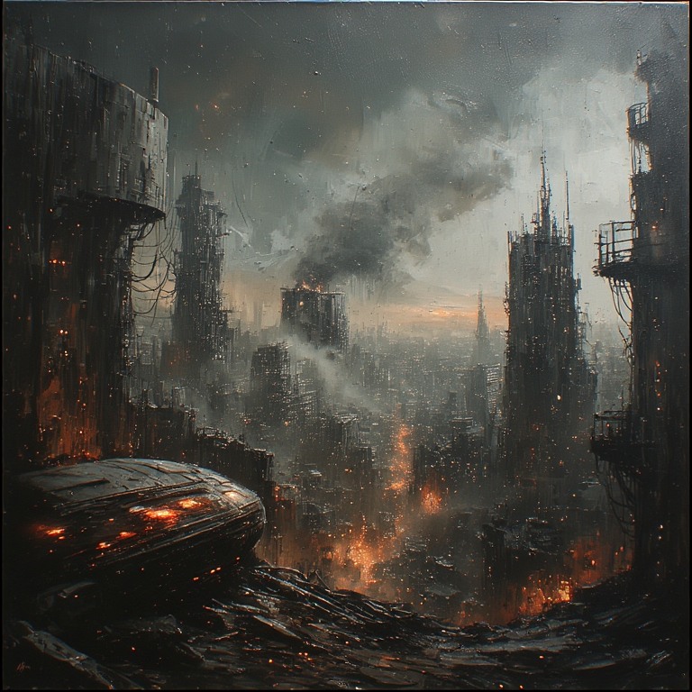 Cyberpunk-Apocalypse-Oil-paint-(22)