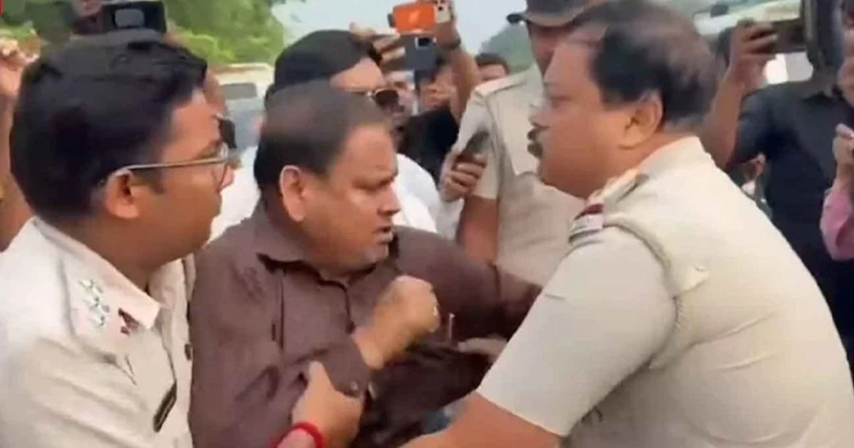ভোট চলাকালে আটক বিধায়ক হুমায়ুন কবীর, পুলিশের সঙ্গে ধস্তাধস্তির পর