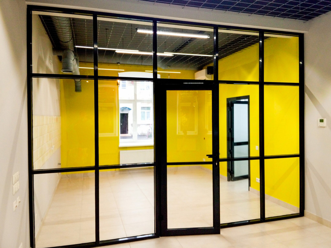 Офисные перегородки из алюминия