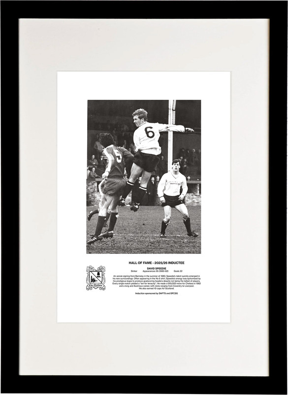 HOF Frame Mock Up David Speedie