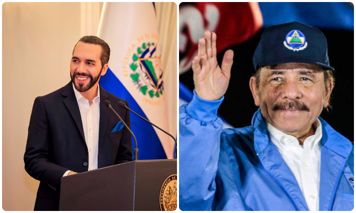 Nayib Bukele y Daniel Ortega