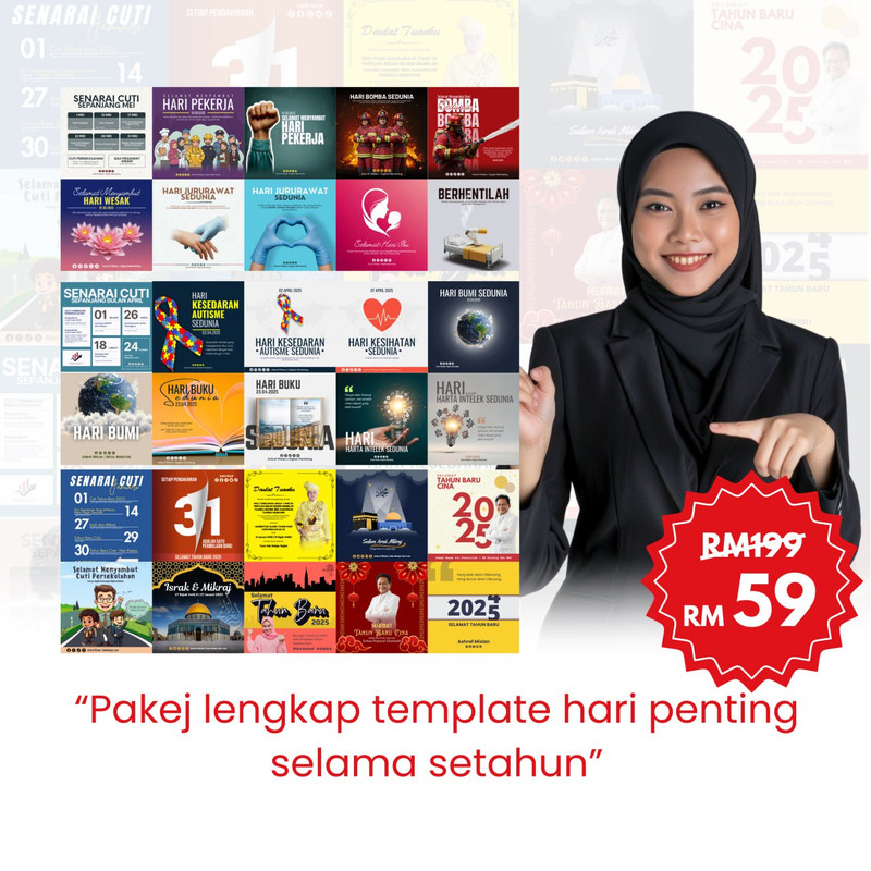 Template Kalendar (Poster Hari Penting)