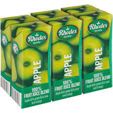 Rhodes Apple Juice 6 x 200ml