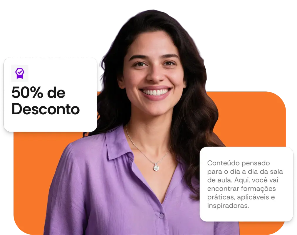 Professora inspiradora sorrindo