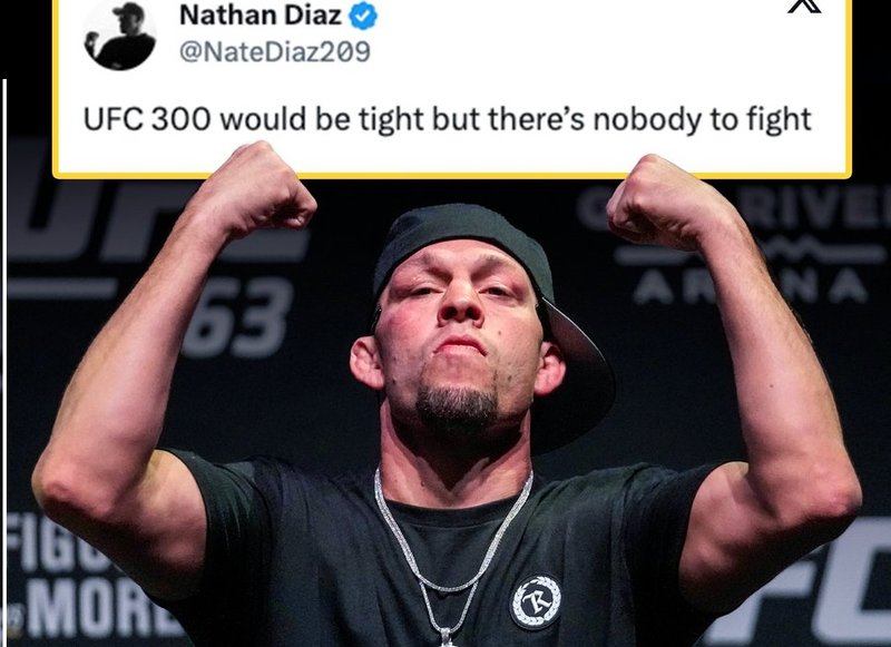Нейт Диас: Исках да се бия в UFC 300, но нямаше желаещи
