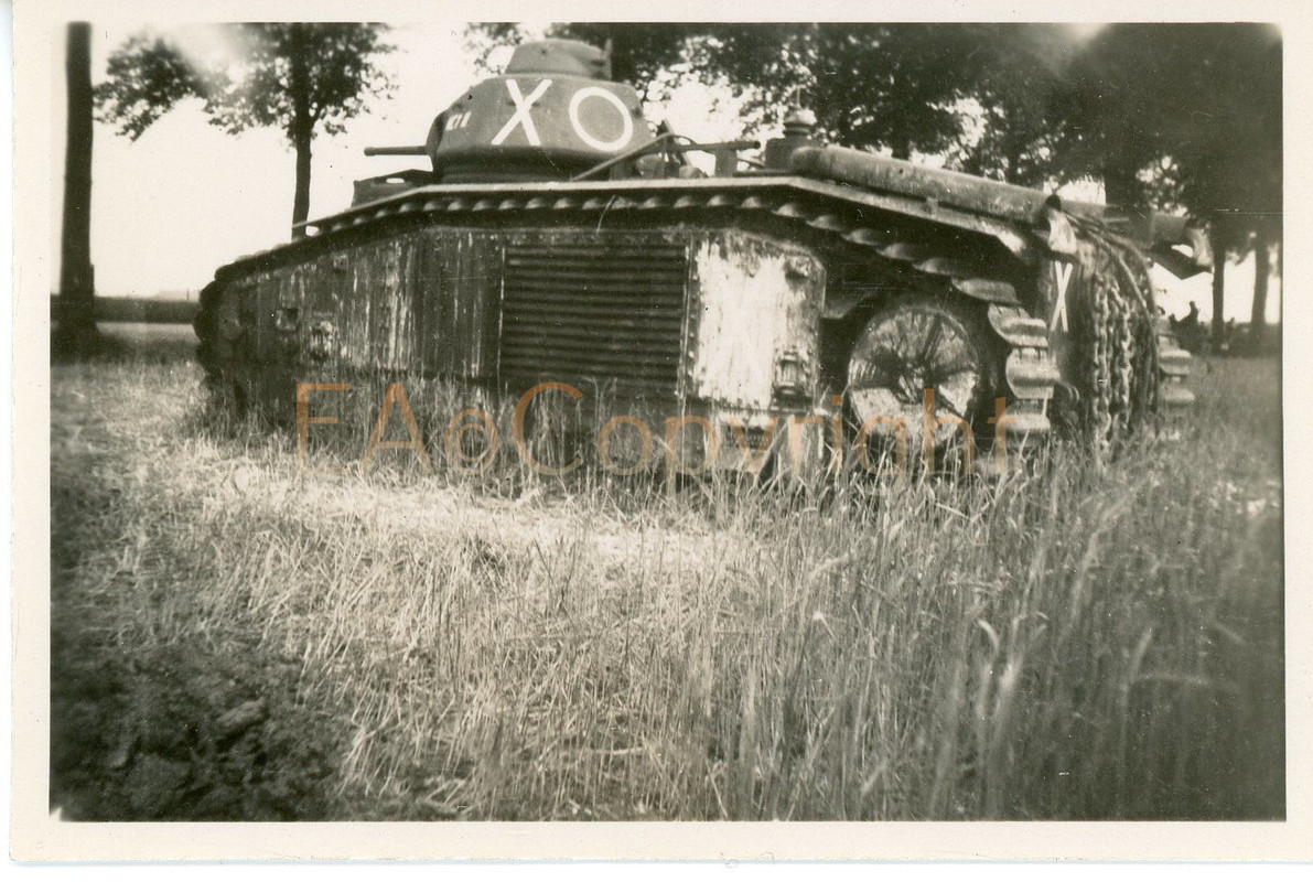 Beute Panzer Tank Frankreich Kämpfe Foto
