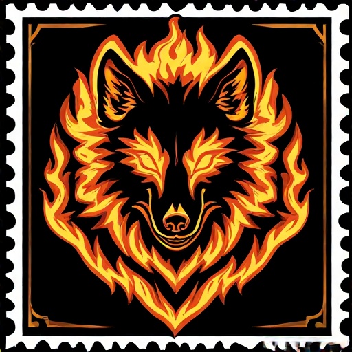 Postal-stamp-style-art-of-a-fl-11