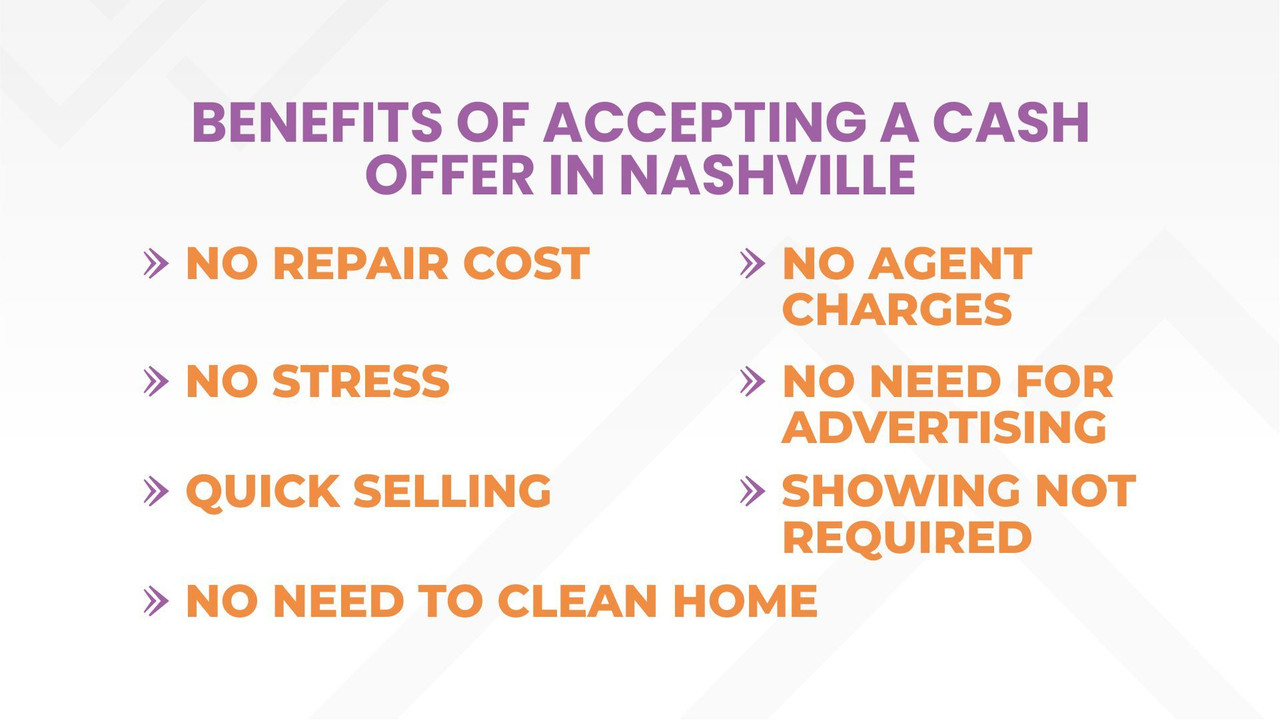 Accepting Cash offer in Nashville