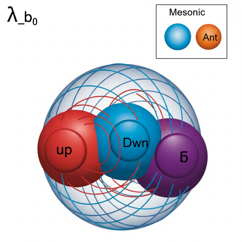 Simplified diagram showing a particle decay differing from its antiparticle decay, illustrating CP violation.