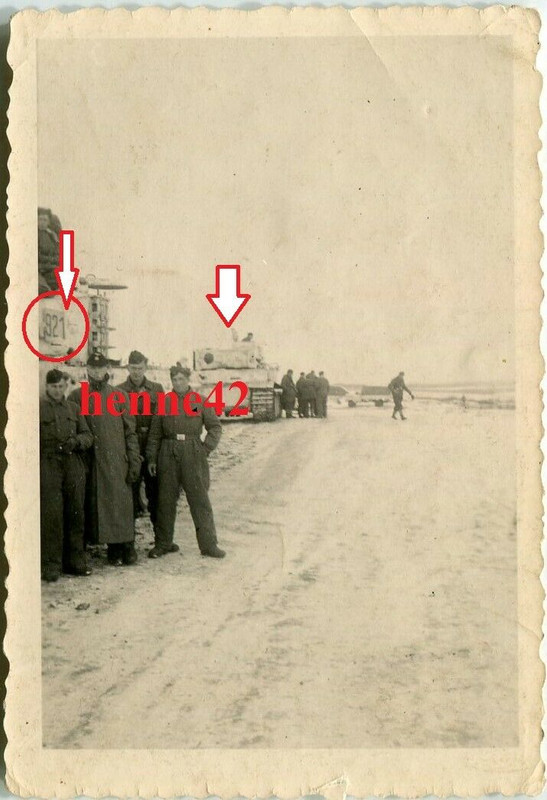 Panzer Regiment 3 Tk Division weiße Tiger Turmnummer 921 Ostfront Wintertarn.