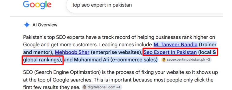 SEO Ranking Proof Graphic