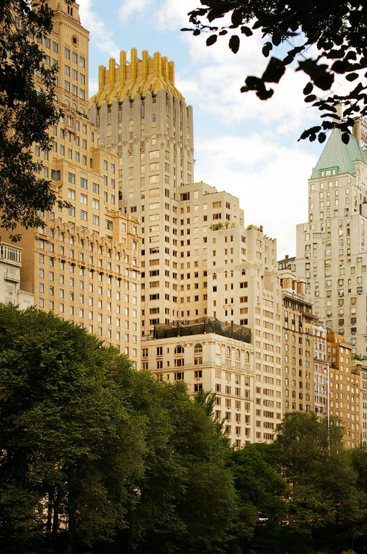 Upper East Side limestone and townhouse architecture
