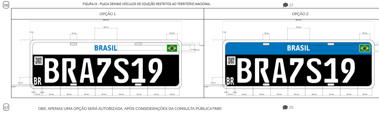 para - Consulta pública para corrigir placa "preta" - Deferido - Obrigado a todos  Placa