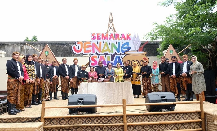 Acara Semarak Jenang Sala 2020, Senin (17/2/2020).