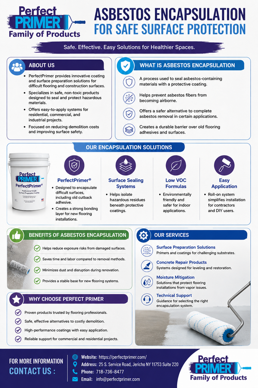 Asbestos Encapsulation Solutions for Safe and Long Lasting Surface Protection