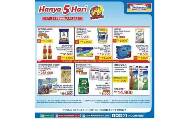 Katalog Promo Indomaret 17-21 Februari 2021