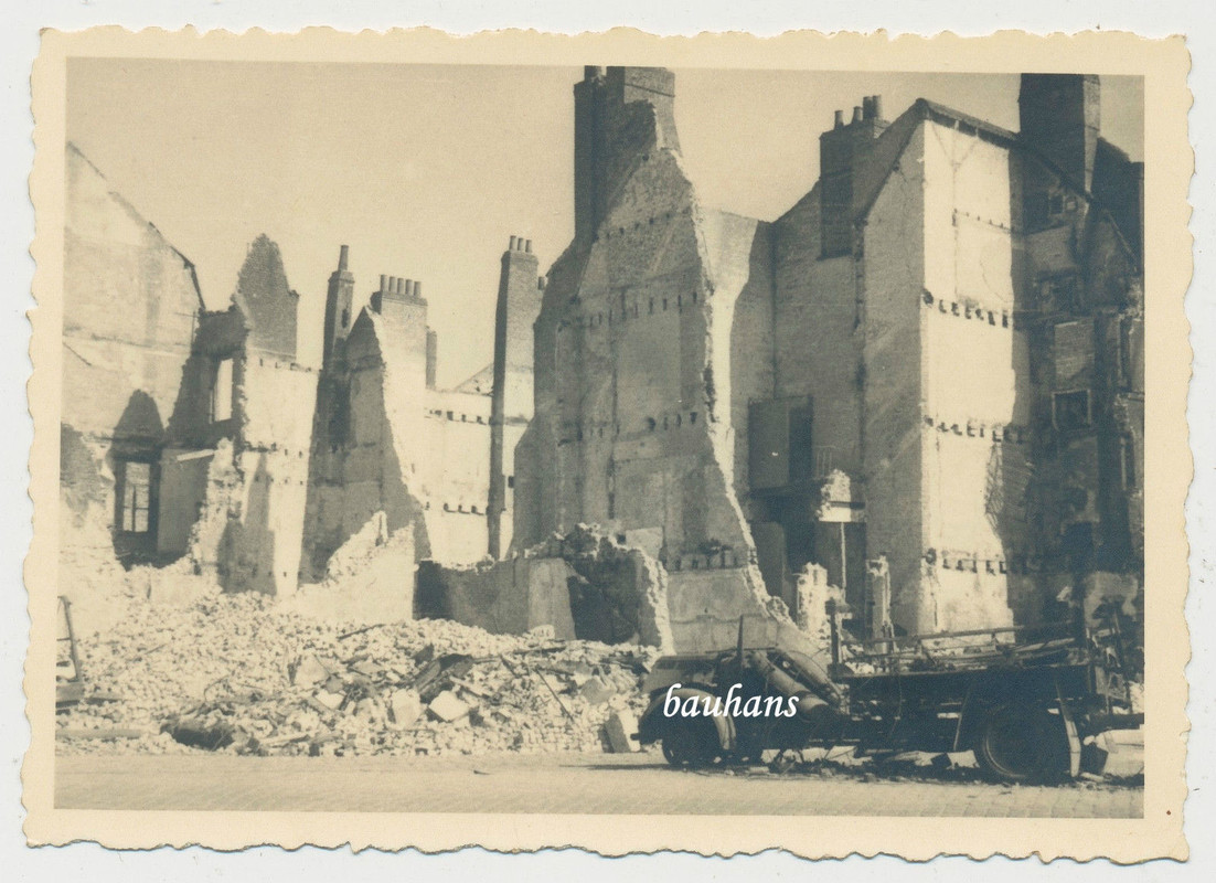 Frankreich zerstörtes englisches Kriegsgerät