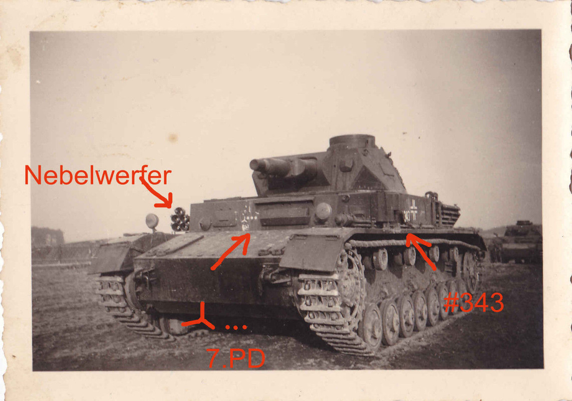 Panzer IV Ausführung C mit Nebelkerzen 7.PD 7.Pa