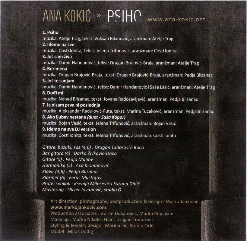 Ana Kokic - 2011 - Psiho (Inside)