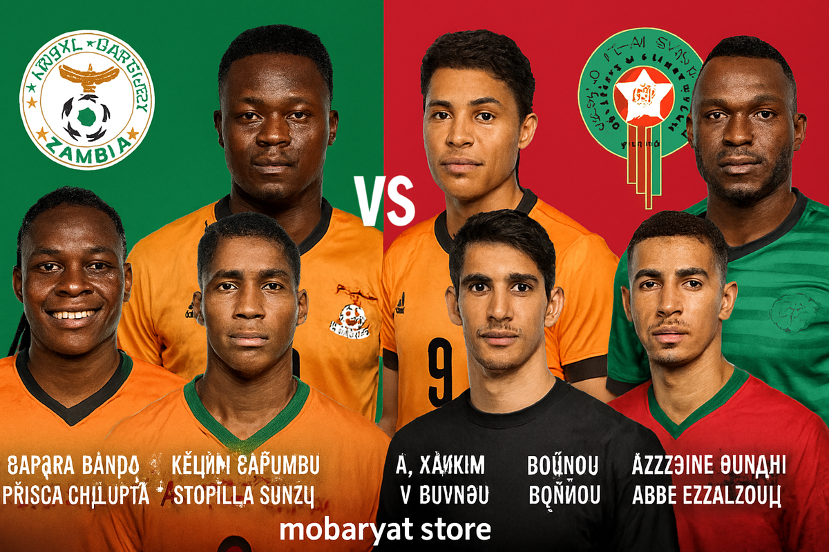 بث مباشر : المغرب وزامبيا