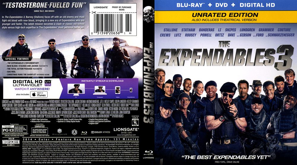 Expendables: Postradatelní 3 / The Expendables 3 (2014)