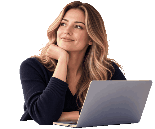 A Debt Rescue Lab client reviewing their case at home
