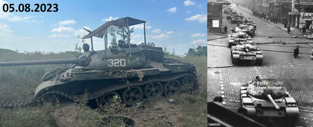 T-54/55 en Ukraine Photo-d-un-T-55-1956-Hongrie-et-regardez-ce-qui-a-t-trouv-en-Ukraine-mis-hors-de-combat-le