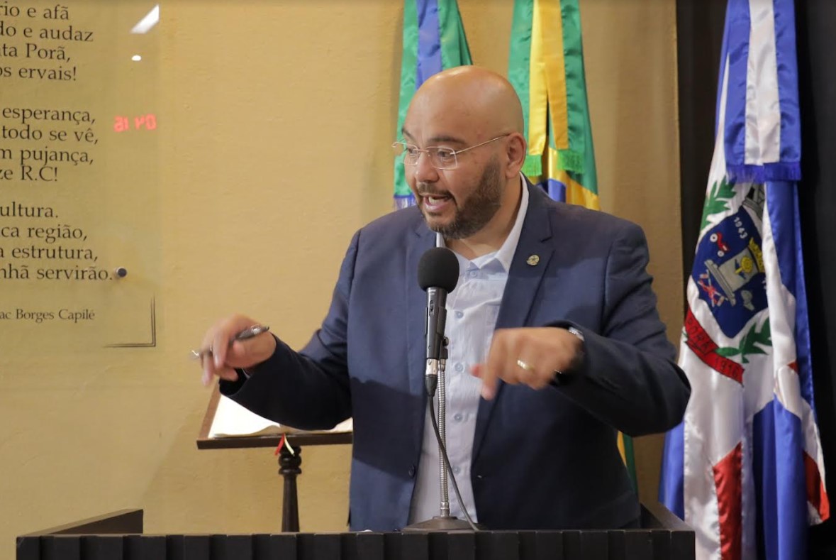 presidente da Câmara Municipal, vereador reeleito Agnaldo Miudinho