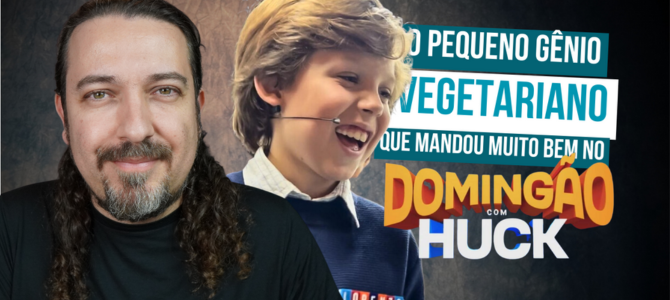 Lorenzo, o pequeno gênio vegetariano que impressionou Luciano Huck