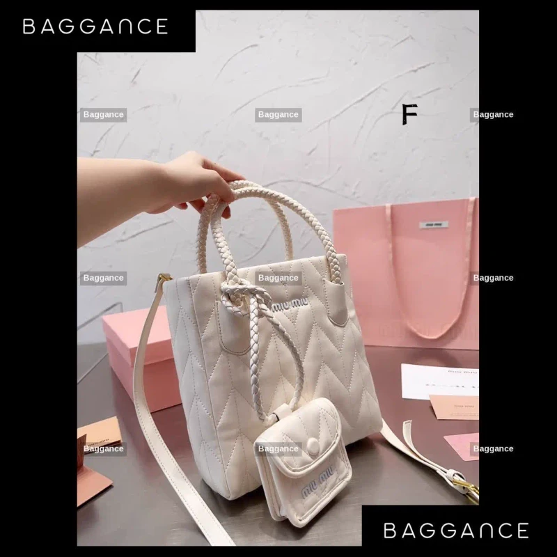 Miu Miu Tote Super Size 23cm Full Box Color Palette - EVMMFW-005