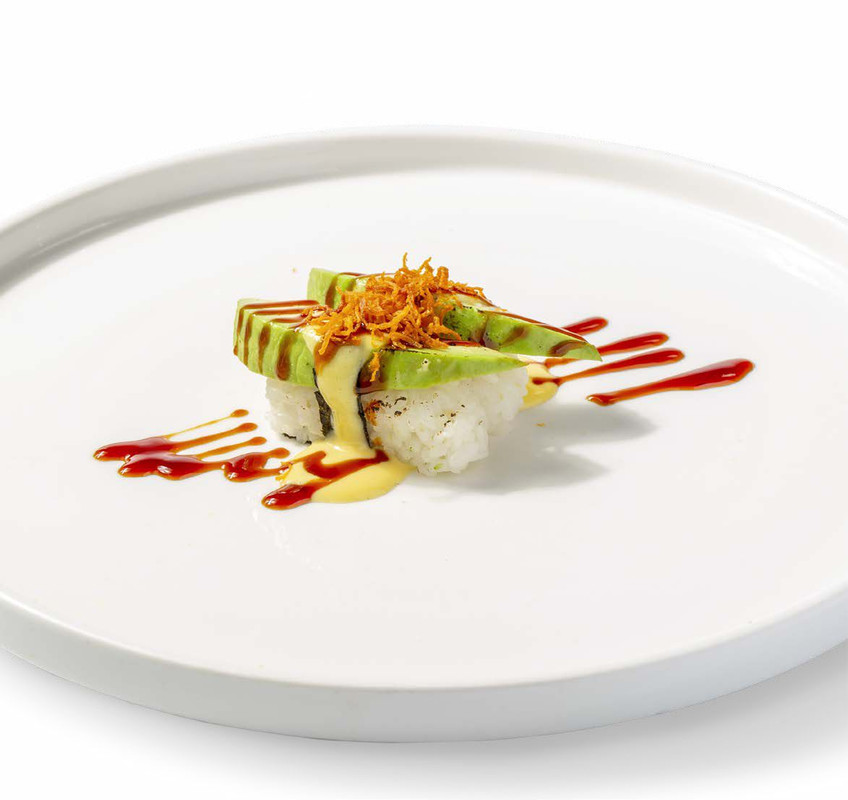 203. Nigiri avocado flame - 2 pezzi