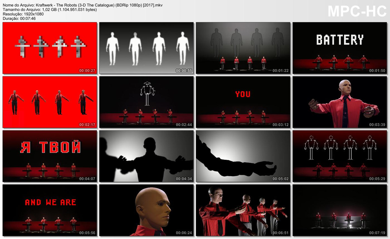 Kraftwerk - The Robots (3-D The Catalogue) (BDRip 1080p) [2017]