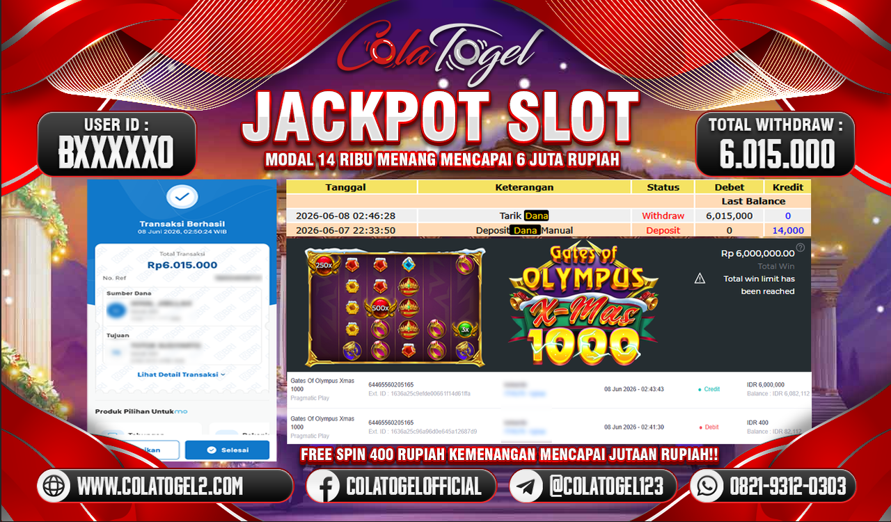 JACKPOT SLOT GACOR!!
