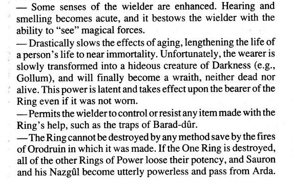 The Ring can help one see magical forces