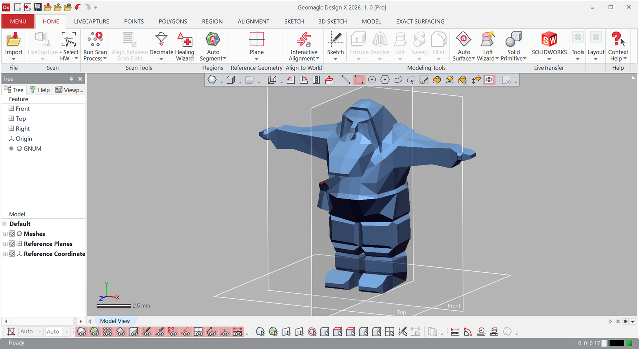 Working with Geomagic Design X 2026.1 full activated