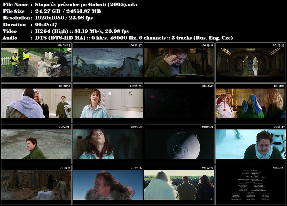 Re: Stopařův průvodce po Galaxii (2005)